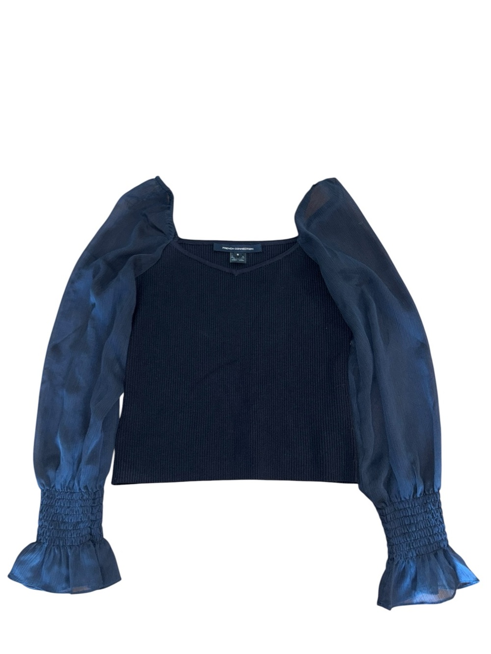 French Connection Sheer Blouse